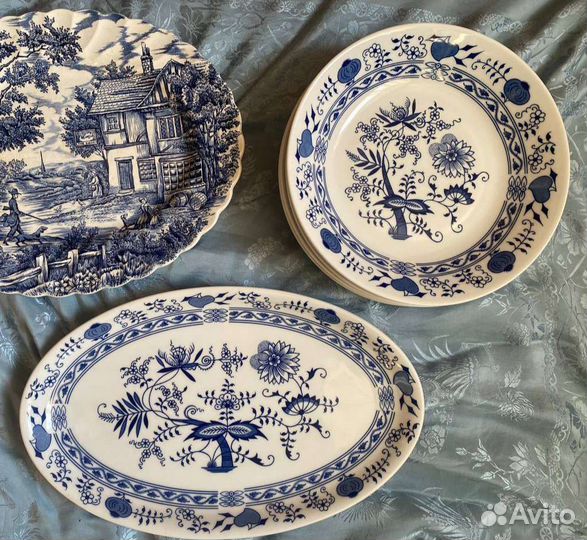 Блюда и тарелки bohemia inglazed