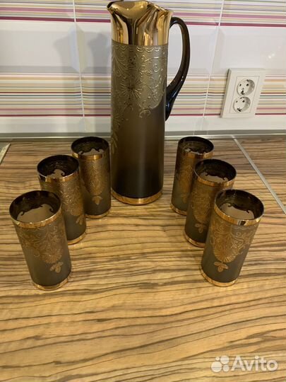 Набор для воды 6 стаканов и кувшин