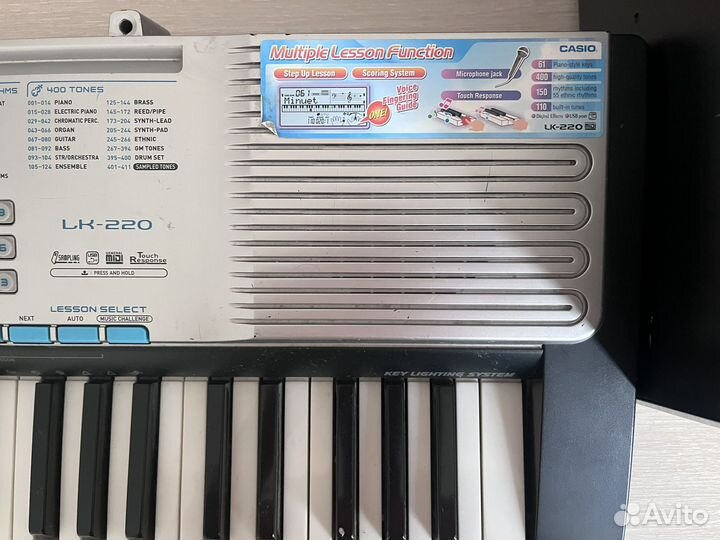 Синтезатор casio lk-220