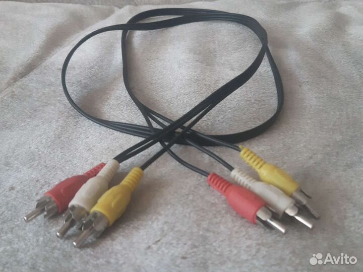 Аудио-видео кабель 3RCA-3RCA