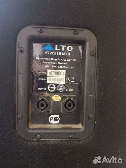 Колонки alto Elvis 15mk 2