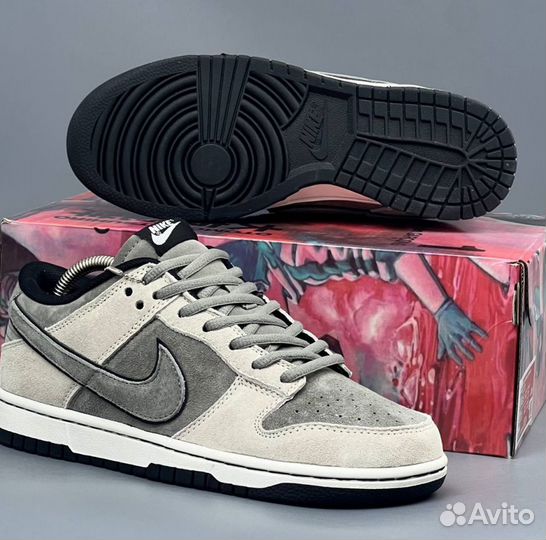 Кроссовки Nike Dunk SB Katushiro Grey