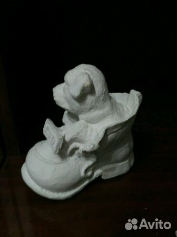 Гипсовая фигура Собачка