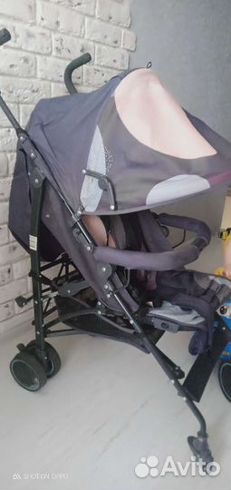 Прогулочная коляска трость бу