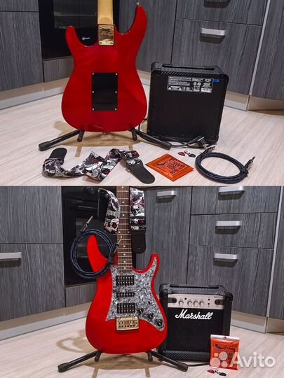 Электрогитара Phil Pro Korea + Комбоусилитель