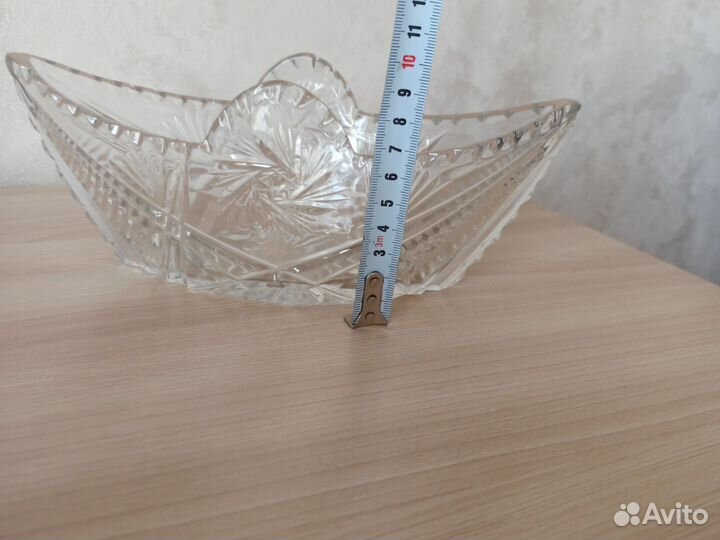 Хрустальная конфетница СССР