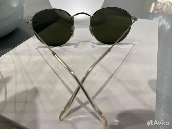 Солнцезащитные очки Ray-Ban Round Metal Flash