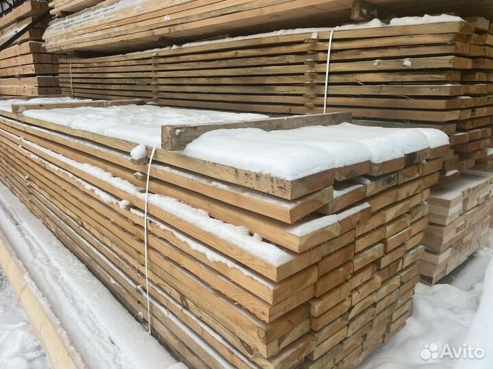 Доска обрезная 40х150х6000мм с доставкой