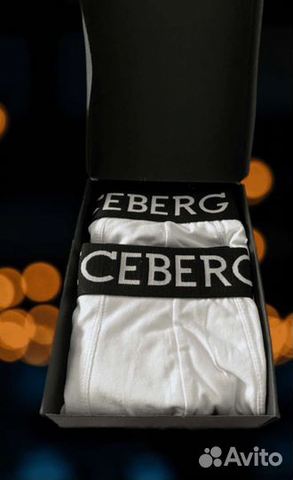 Комплект трусов транки lceberg белые L