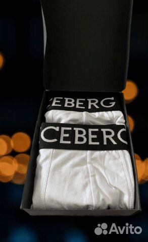 Комплект трусов транки lceberg белые L