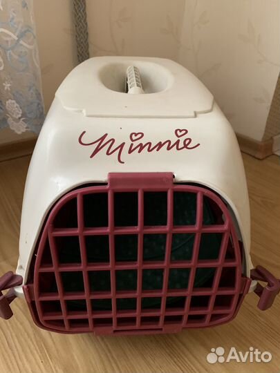 Переноска для мелких животных пластиковая