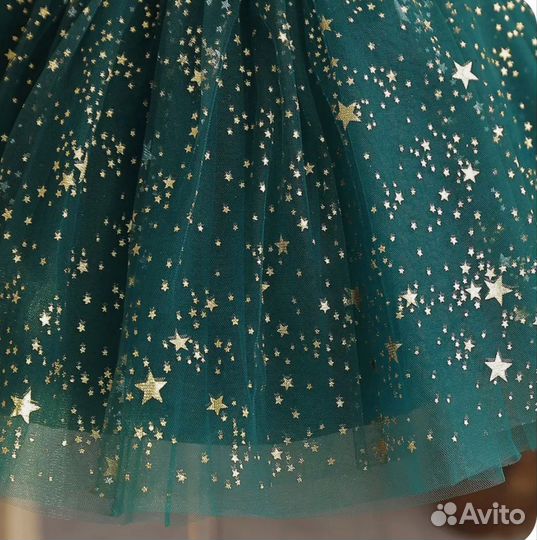 Новогоднее платье для девочки Ёлочка 104-128