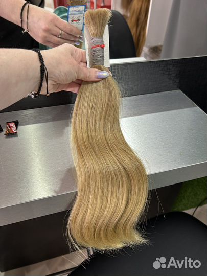 Славянка неокрашенный блонд 43см