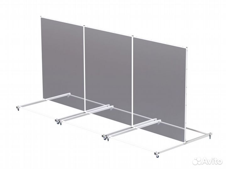 Передвижное напольное зеркало для залов