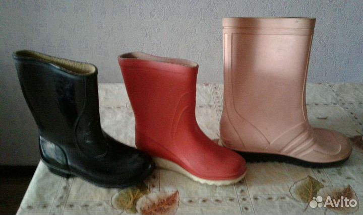 Резиновые детские сапоги 18-22раз