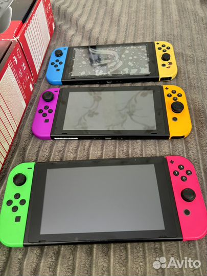 Nintendo switch rev 2, прошита, много игр