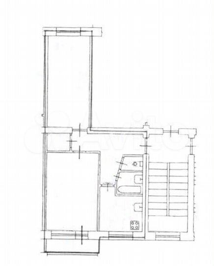 2-к. квартира, 47 м², 2/5 эт.