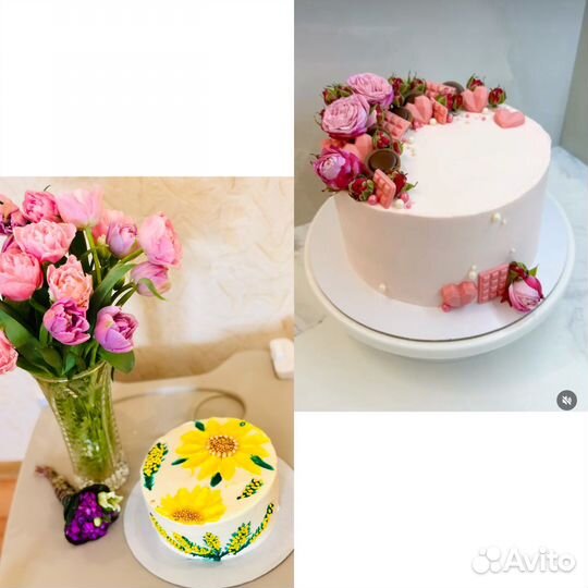 Домашние торты на день рождения на заказ
