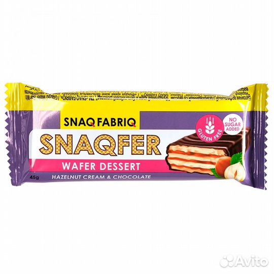 Батончик вафельный snaq fabriq Snaqfer 45 гр