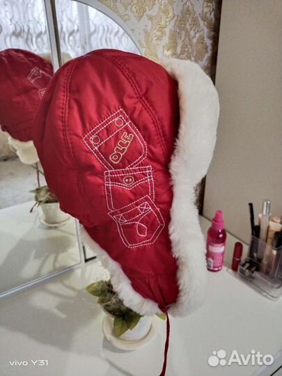 2Шапки для девочки зимние