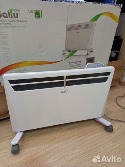 Конвектор Ballu 1500 рассчитан на 20-25 кв.м