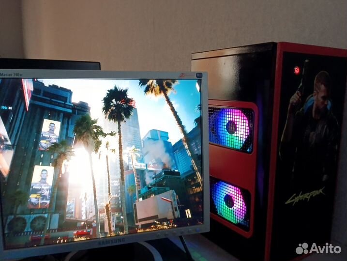 Игровой компьютер i5 11400f\rx6500хт\16гб\ссд250г