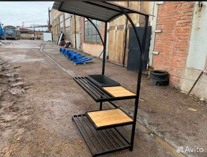 Мангал с крышей