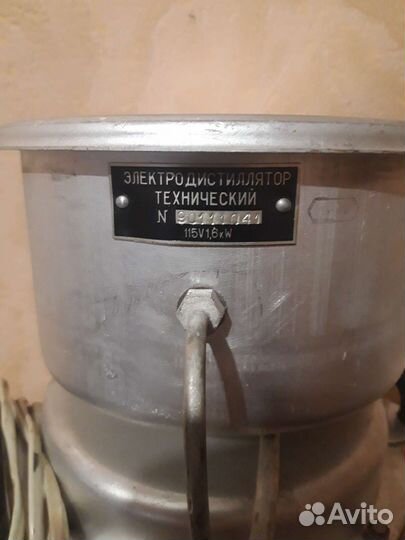 Электродистиллятор технически
