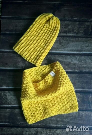 Комплект шапка, снуд