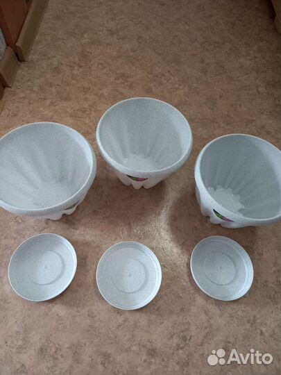 Кашпо(цветочные горшки) 2л (новые)