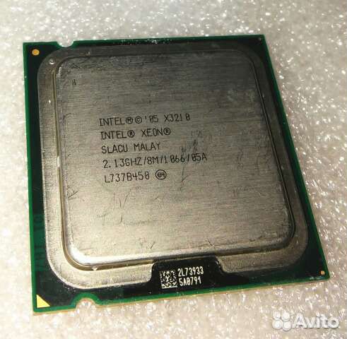Intel Xeon X3210 (4 ядра).Сокет 775.Комплектующие