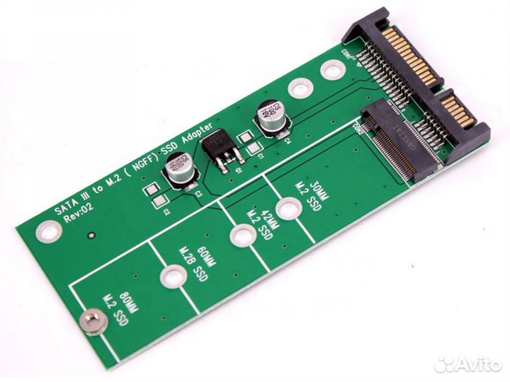 Адаптер переходник gsmin DP29 SATA 3 на M.2 ngff