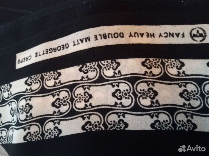 Материал креп 1989 г привезен из Финляндии