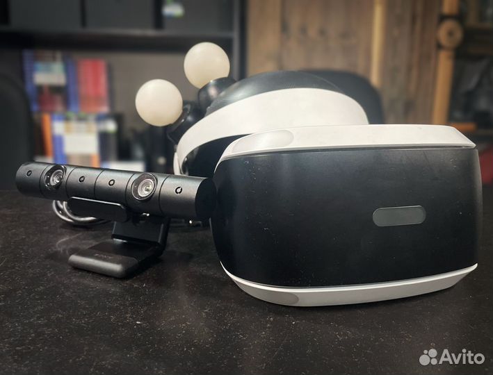 Шлем Sony PS VR + PS Move (2 шт.) + Камера V2