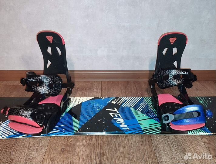 Сноуборд Termit 150 с креплением Black Fire