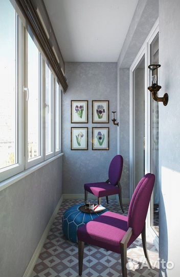 Остекление, отделка и утепление балконов