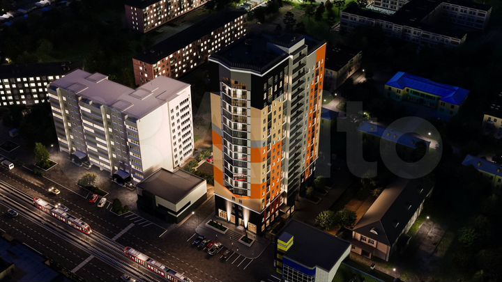 2-к. квартира, 41,7 м², 6/20 эт.