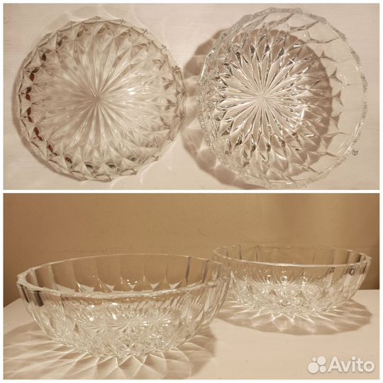 Салатники, вазочки - хрусталь, стекло, СССР