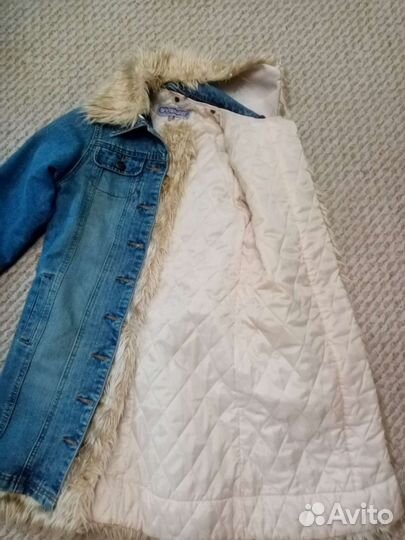 Джинсовый плащ