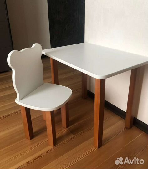 Детский стол и стул, новый в коробке