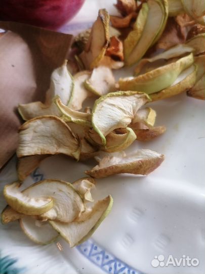 Сушеные яблоки яблочные чипсы