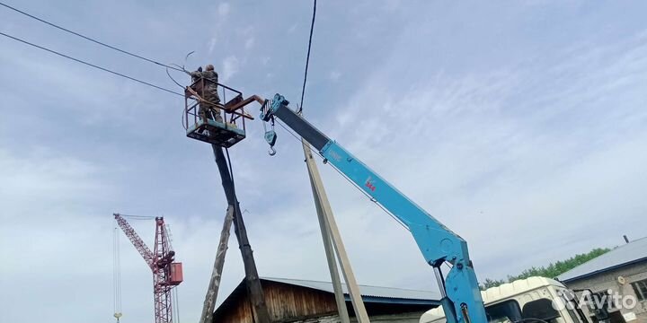 Услуги кран борта манипулятор+Вышка