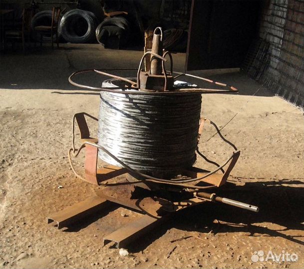 Протяжка, рубка проволоки дм.2,5мм-5мм