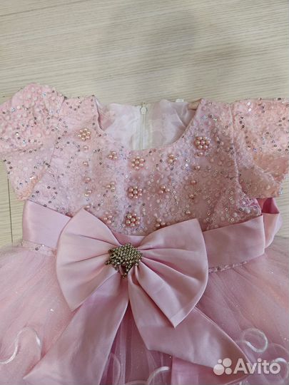 Платье на девочку 80