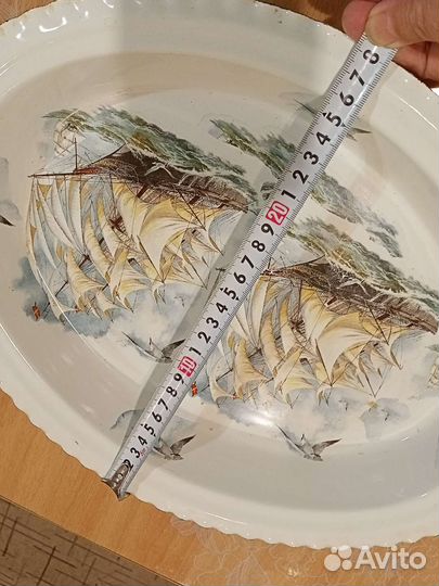 Блюдо эмаль СССР