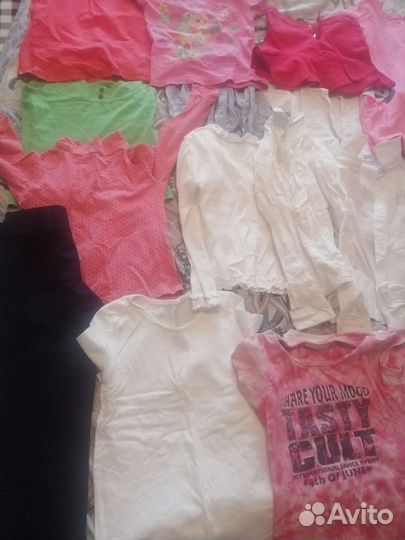 Вещи пакетом для девочки 122-134