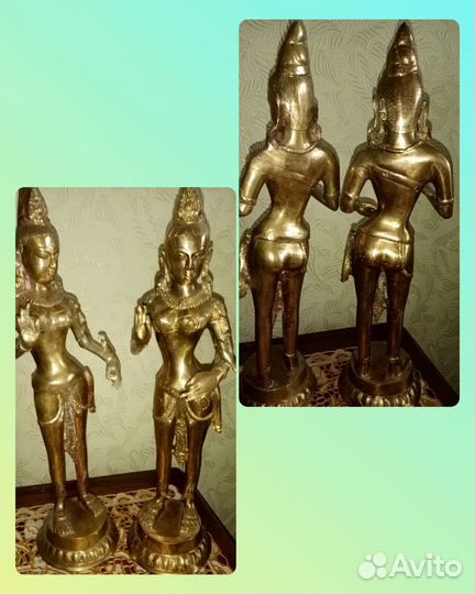 Статуэтка. Бронза. Богиня Парвати 43см