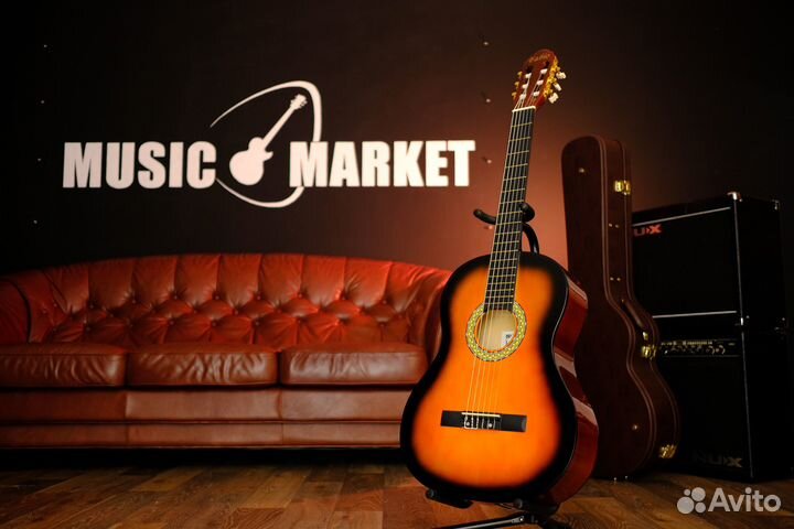 Классическая гитара 4/4 Fabio + Аксессуары