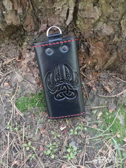 Вечная ключница из кожи. Ручная работа