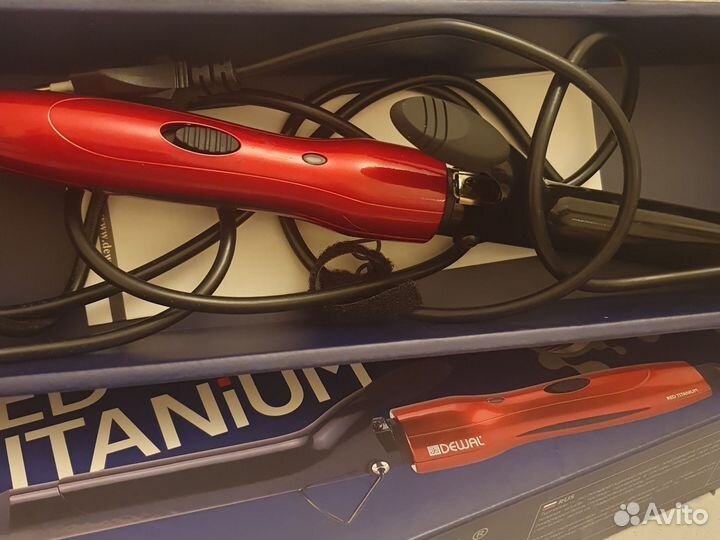 Плойка для волос (25 мм) RED titanium dewal